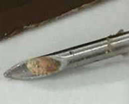 Needle Piercing Leak Detection